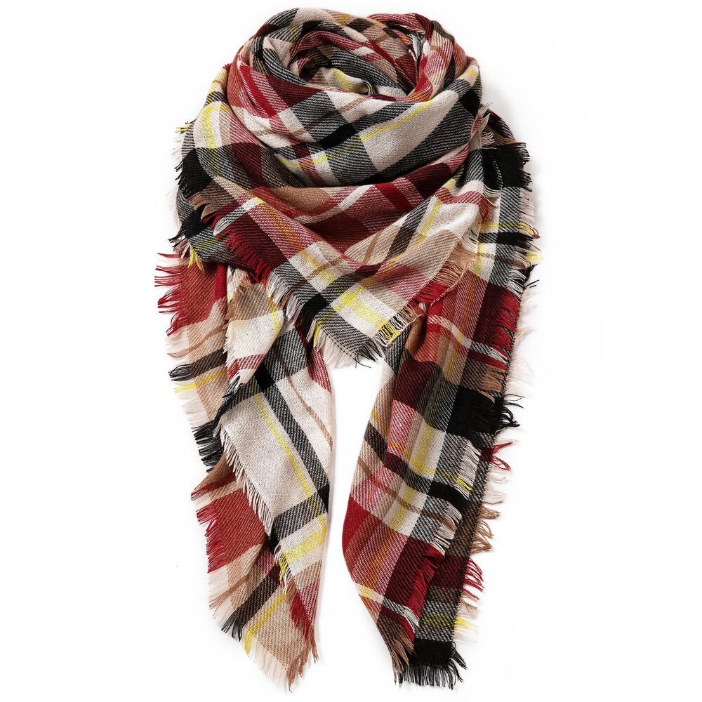 5887 Scarfs For Women- Winter Warm Blanket Scarf Wrap Shawl, 55" X